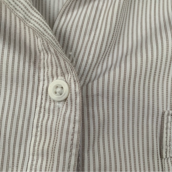 Talulah Classic Pinstriped Button Down Shirt - Picture 7 of 10